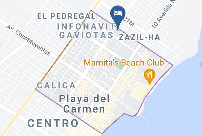 Playa 38 Hotel Boutique Map