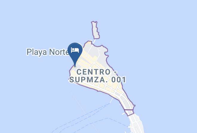 Isla Mujeres - Playa Arena Maps