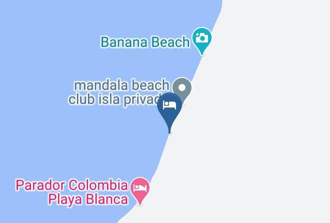 Cartagena De Indias - Playa Arrecifes Cabana Maps