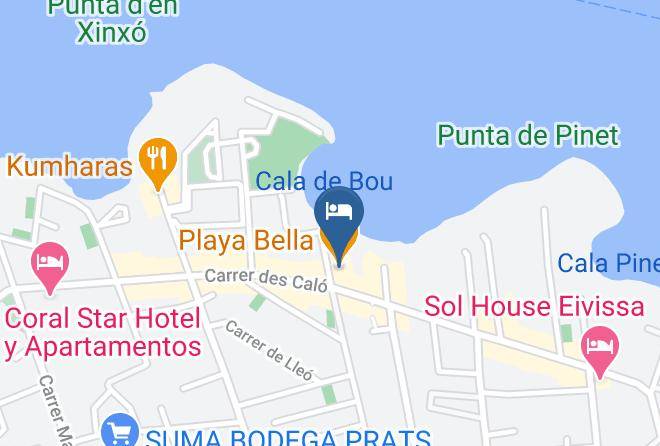 Baleares - Playa Bella Maps