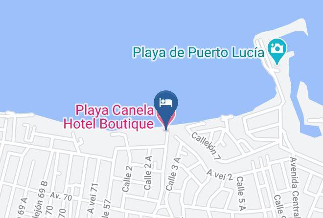 Hotel Playa Canela Map