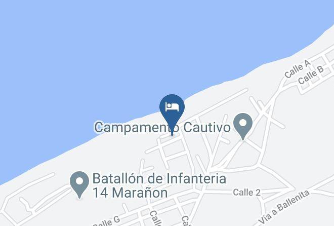 La Libertad - Playa Cautivo Maps