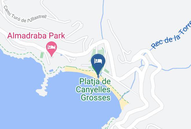 Girona - Playa De La Almadraba Maps