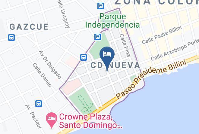 Playa Dorata Del Caribe Map