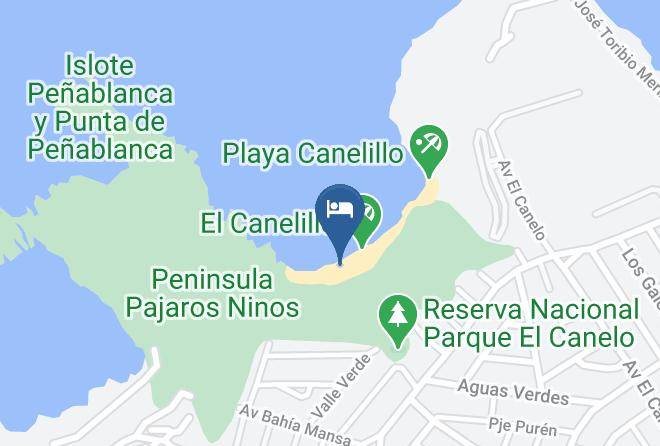 San Antonio Province - Playa El Canelo Maps