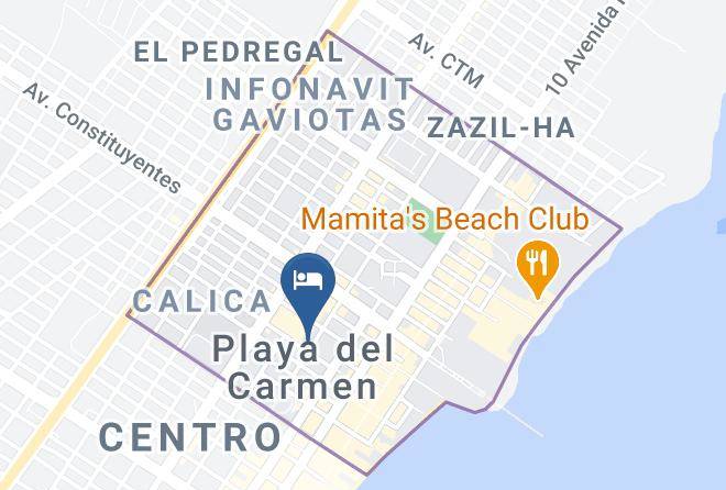 Solidaridad - Playa Encantada Maps