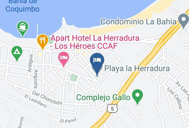 Elqui Province - Playa La Herradura Maps