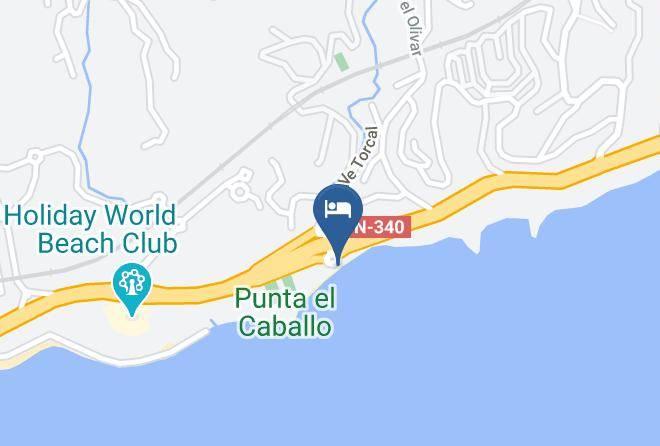 Malaga - Playa La Perla Maps