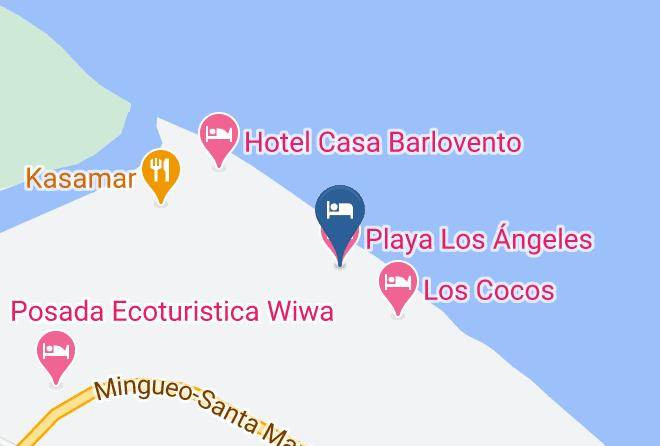 Santa Marta - Playa Los Angeles Maps