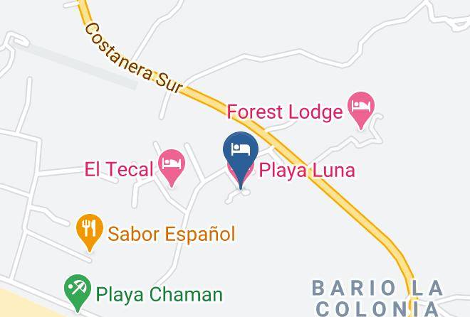 Osa - Playa Luna Maps