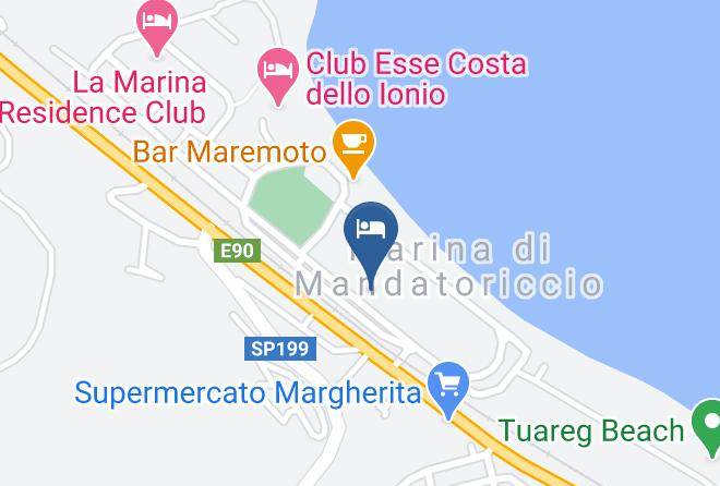 Cosenza - Playa Mandatoriccio Maps