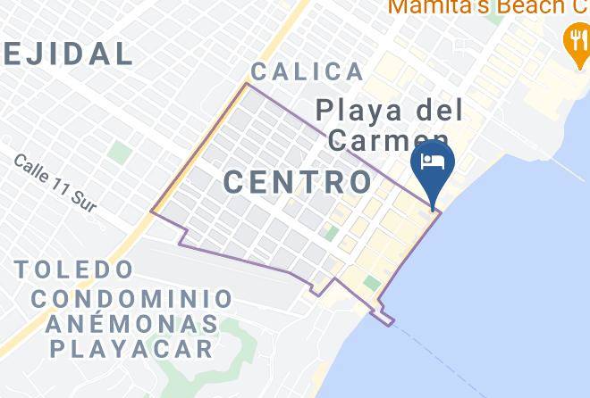 Solidaridad - Playa Maya By Mij Beachfront Hotel Maps