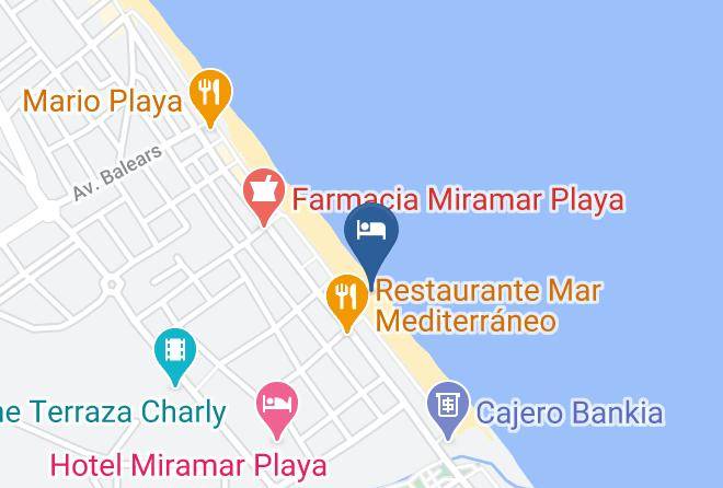 Valencia - Playa Miramar Maps