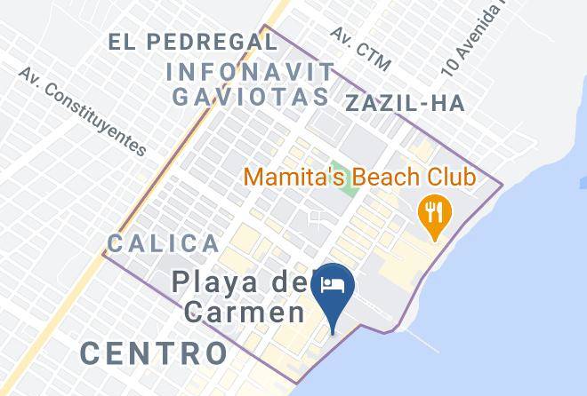 Solidaridad - Playa Palms Beach Hotel Maps