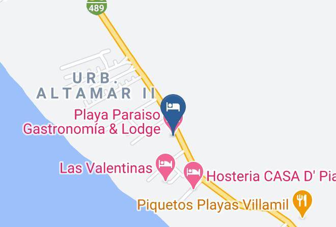 Playas - Playa Paraiso Gastronomia & Lodge Maps