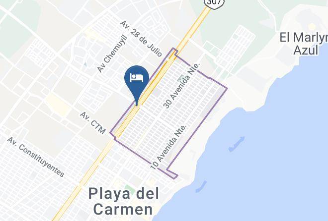 Solidaridad - Playa Paraiso Maps