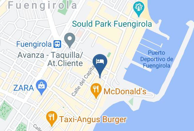 Malaga - Playa Puerto Fuengirola Canovas Maps