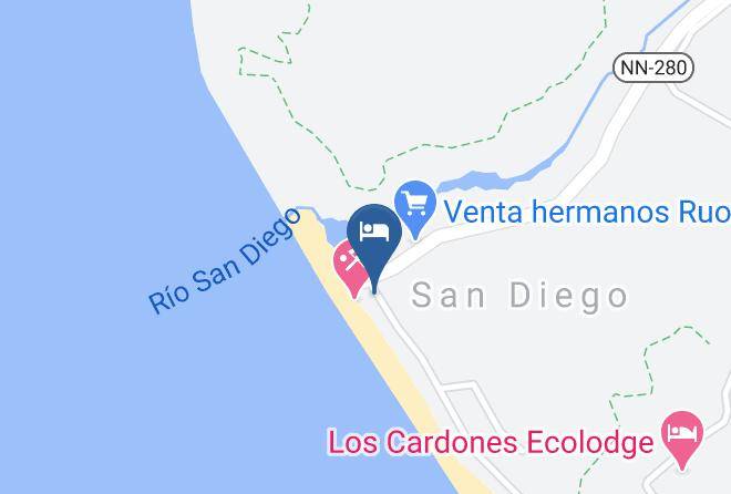 Villa El Carmen - Playa San Diego Com Maps