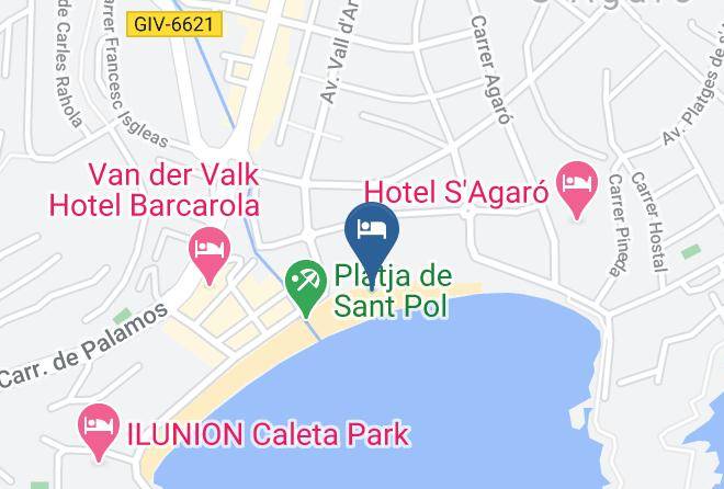 Playa Sant Pol Map