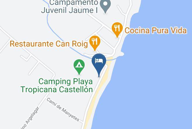 Playa Tropicana Map