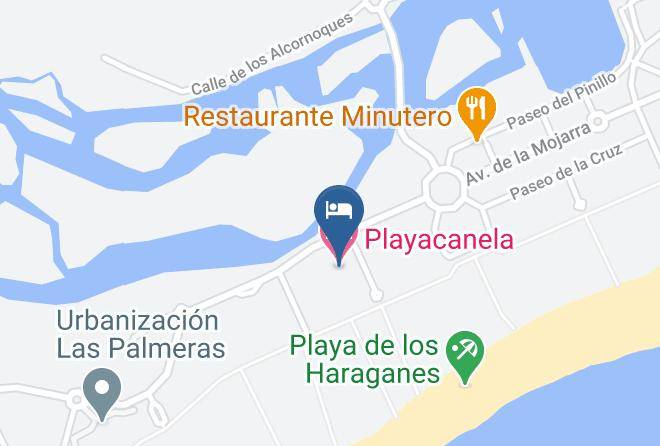 Huelva - Playacanela Hotel Maps