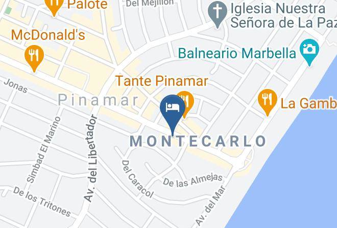 Pinamar - Playas Hotel Maps