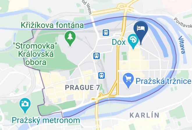 Plaza Prague Hotel Map