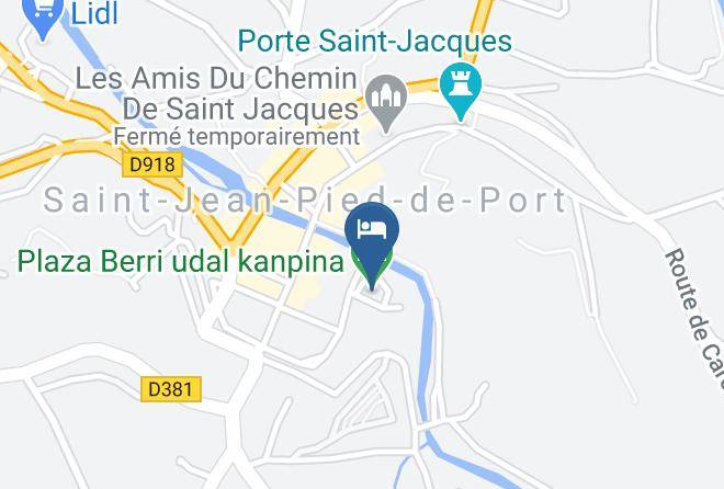 Pyrenees Atlantiques - Plaza Berri Udal Kanpina Maps