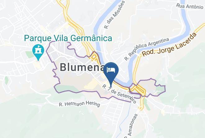 Blumenau - Plaza Blumenau Hotel Maps