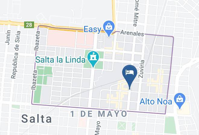 Salta - Plaza Boutique Salta Maps