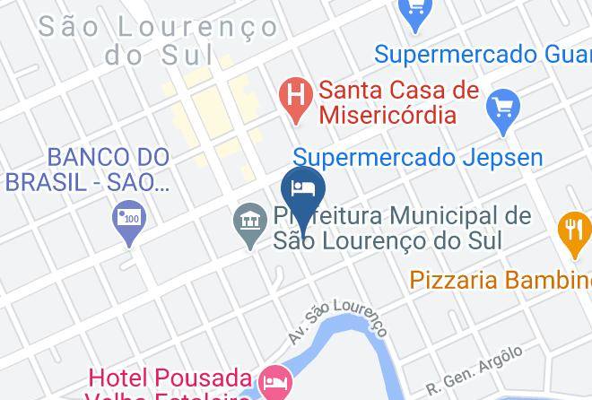 Sao Lourenco Do Sul - Plaza Center Hotel Maps