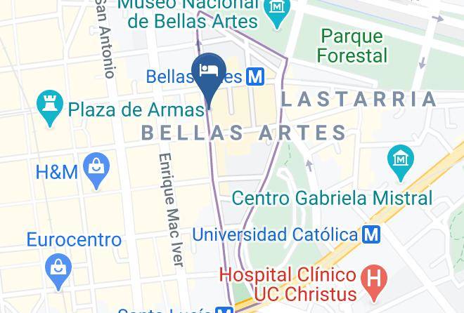 Santiago - Plaza Centro S A Maps