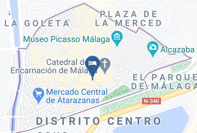 Malaga - Plaza Del Obispo Maps
