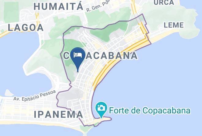 Rio De Janeiro Acabana - Best Of Copacabana Maps