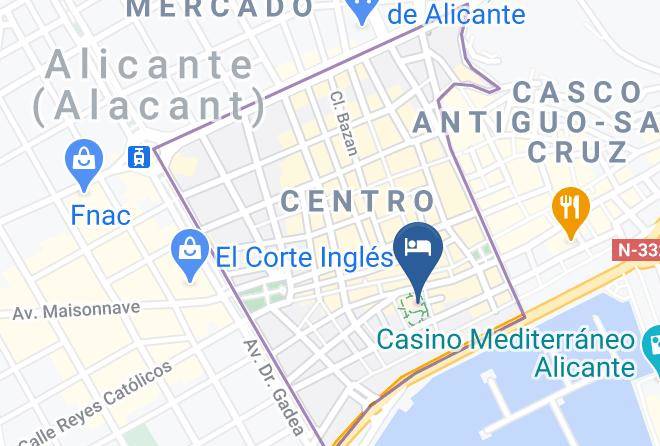 Plaza Gabriel Miro Map