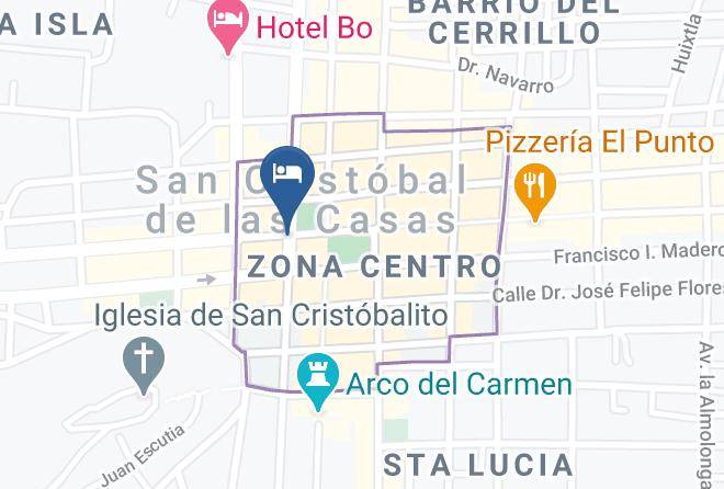 San Cristobal De Las Casas - Plaza Gallery Hotel Boutique Maps