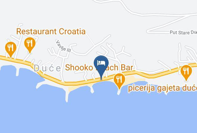 Dugi Rat - Plaza Golubinka Maps