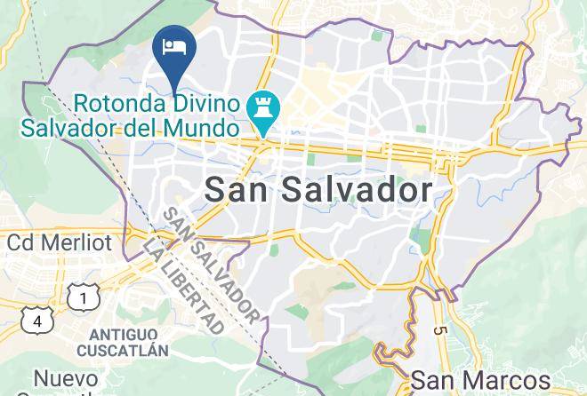 San Salvador - Plaza Hotel And Suites Maps