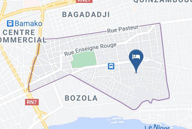 Bamako - Plaza Hotel Maps
