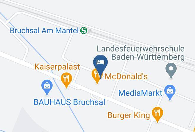 Karlsruhe - Plaza Hotel Bruchsal Maps