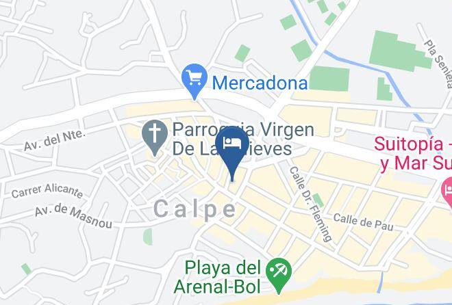 Alicante - Plaza Ifach Maps