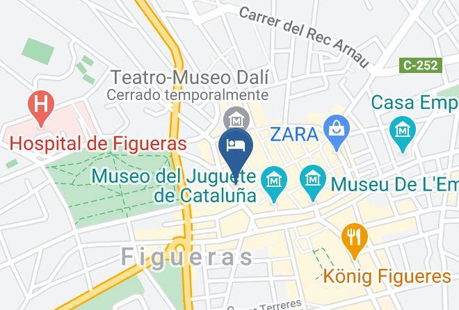 Girona - Hotel Plaza Inn Maps