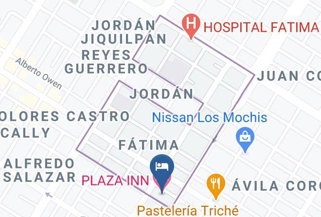 Ahome - Plaza Inn Hotel Maps