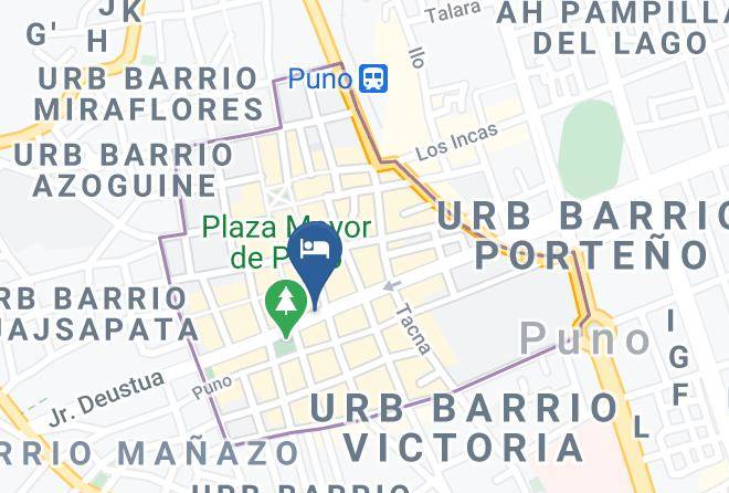 Puno - Plaza Mayor Hotel Puno Maps