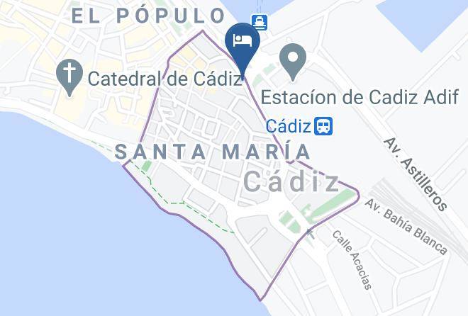 Cadiz - Plaza Mina Suites Maps