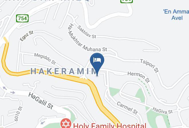 Nazerat Illit - Plaza Nazareth Hotel Maps