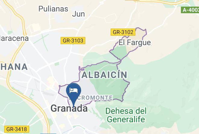 Granada - Plaza Nueva Hotel Maps