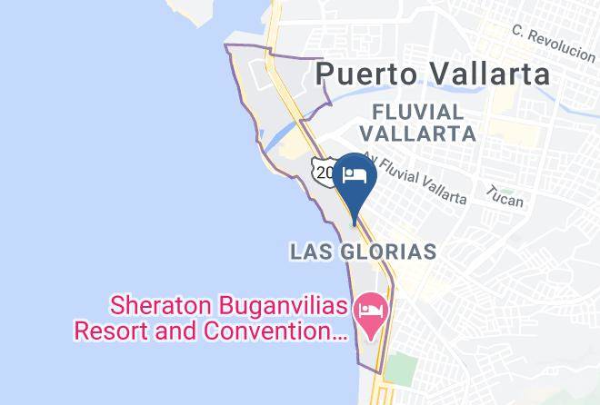 Puerto Vallarta - Plaza Pelicanos Club Beach Resort Maps