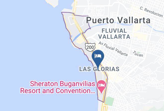 Puerto Vallarta - Plaza Pelicanos Grand Beach Resort Maps
