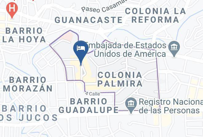 Distrito Central - Plaza San Martin Hotel District Maps